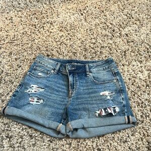 Maurices Distressed Jean Short